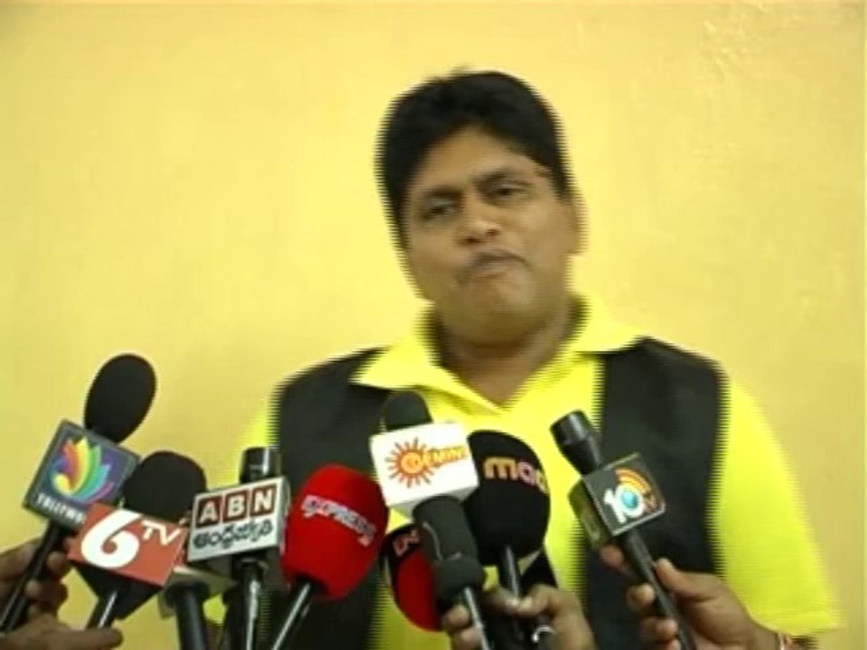 Comedian RAGHU in Mirchi Lanti Kuradu Movie Press Meet