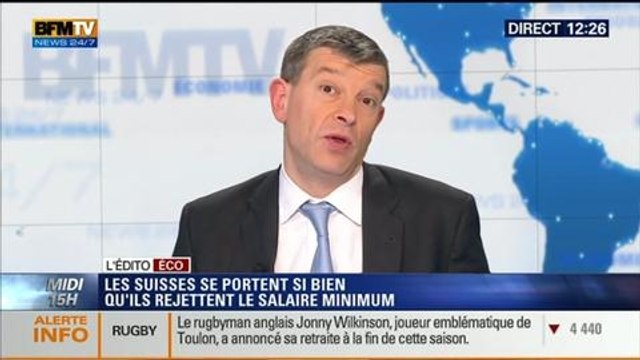 L'Édito éco de Nicolas Doze: Les Suisses disent non au Smic - 19/05