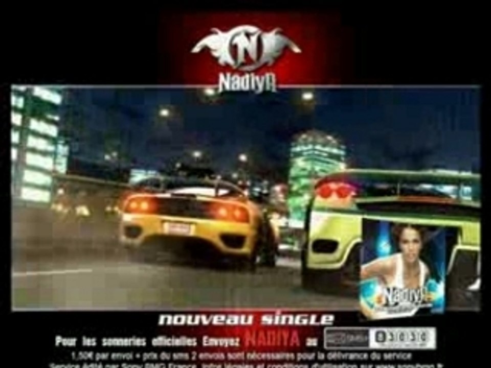 Pub-cd single tous ces mots de Nâdiya