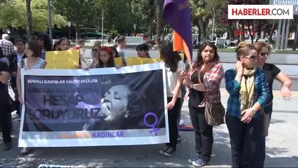 Soma'da Eşlerini Kaybeden Kadınlar İçin Oturma Eylemi Yaptılar