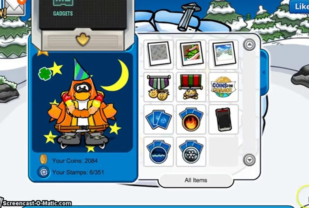 PlayerUp.com - Buy Sell Accounts - Club Penguin ULTRA Rare Red Lei Account For Sale