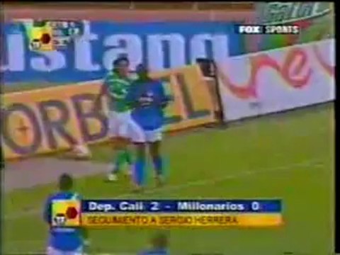 DEPORTIVO CALI 2X0 MILLONARIOS FEBRERO 18 DE 2007