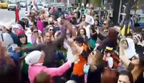 المصريين يرقصون على اغنية بشرة خير فى نيويورك