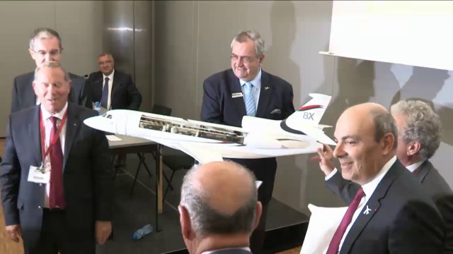 Falcon 8X reveal - Ebace 2014 press conference - Dassault Aviation