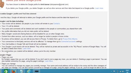 How to Delete Google Plus Account ?