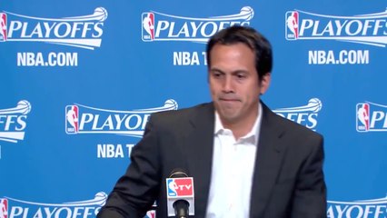 No Questions For Erik Spoelstra - NBA Playoffs 2014