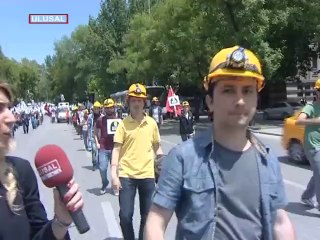 Soma için Samsun’dan  yola çıkan 1919 genç Ankara’da