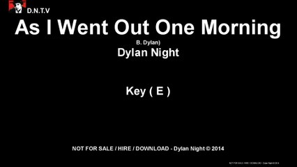Dylan Night - As I Went Out One Morning (F#m)