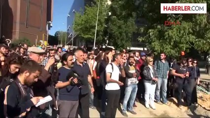 Spıne Tower Önünde Soma Protestosu