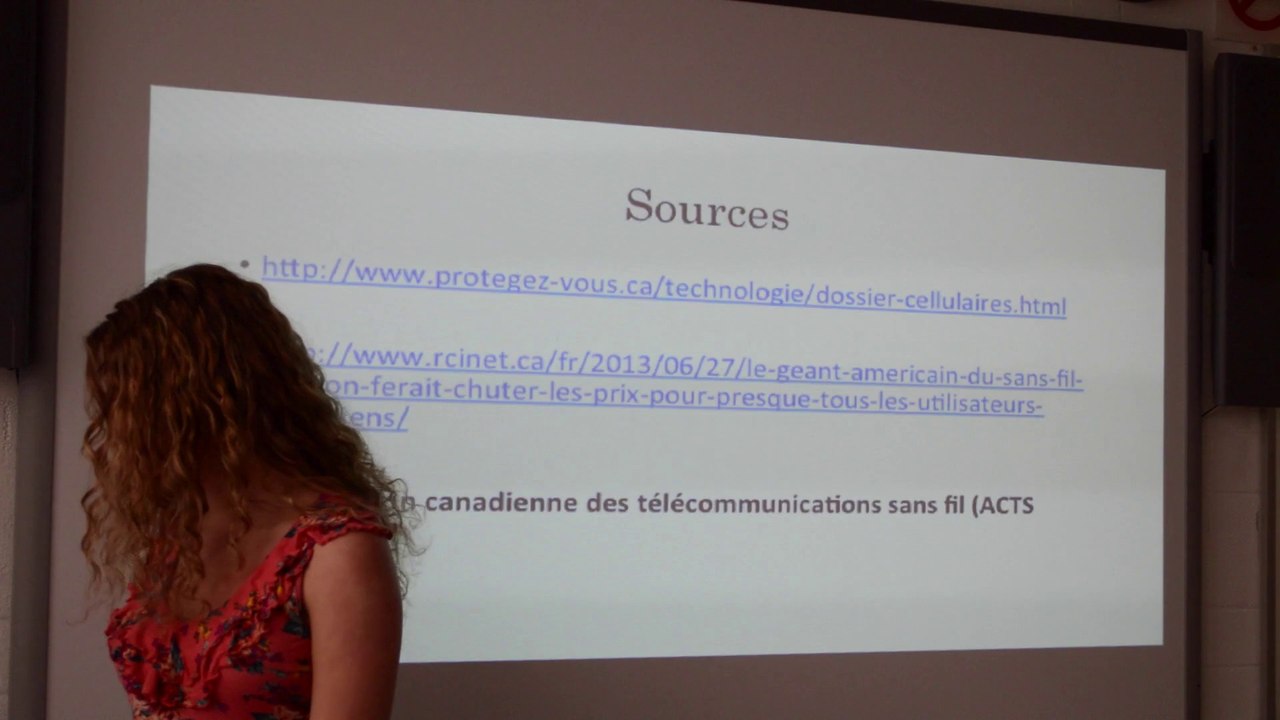 Projet Marx H-14 : Frédérique Simard, Les compagnies de cellulaire au Canada