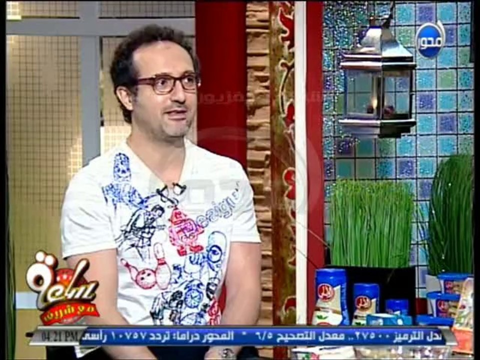 #ساعة_مع_شريف -فقرة المطبخ وطريقة عمل مكرونة بالسبانخ و فطيرة الدجاج وأشكال جديدة لسندوتشات الأطفال