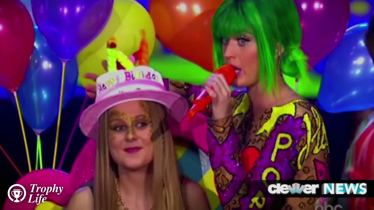 Katy Perry's CRAZY Flying -Birthday- Performance 2014 Billboard Music Awards