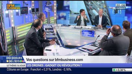 Les drones: gadget ou révolution ?, dans Les Décodeurs de l'éco – 19/05 4/5