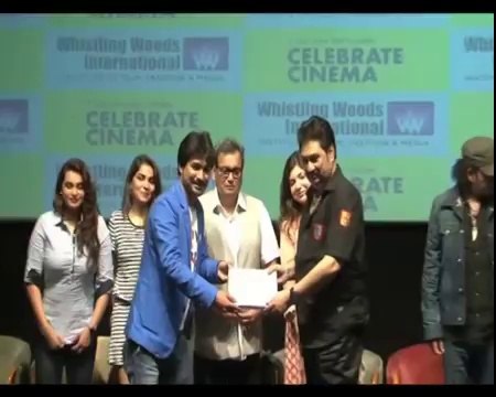 Vidya Balan at Whistling Woods International