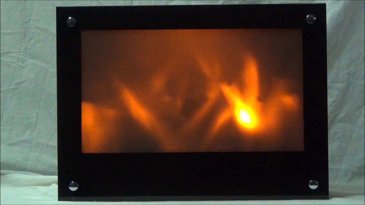 Plazma Şömine Alev Efekti