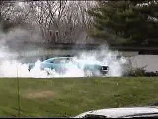 69 Camaro Burn Out