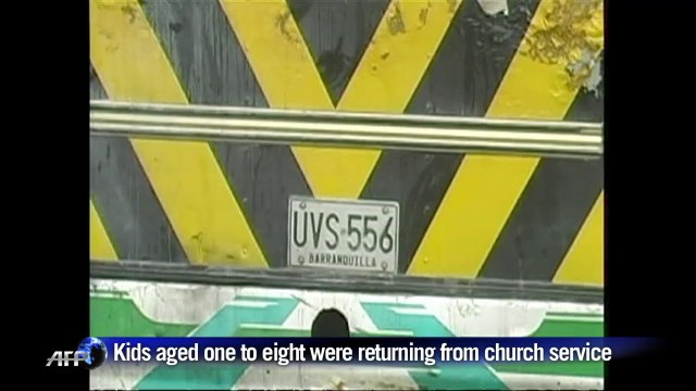 Colombia mourns 32 children killed in fiery bus explosion