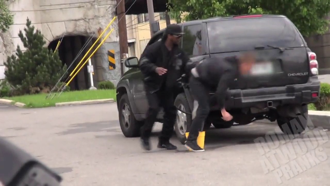 Stealing Peoples Gas Prank turns wrong several times!!