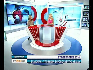 Η Εύα Καϊλή στα Μεσημβρινά Γεγονότα του STAR Κεντρικής Ελλάδας