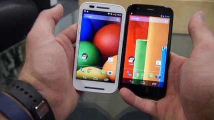 Motorola Moto E vs. G Comparison