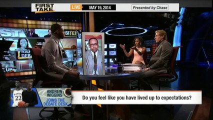 Andrew Wiggins Joins First Take