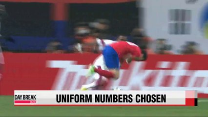 Uniform numbers chosen for ‘Taeguk Warriors’