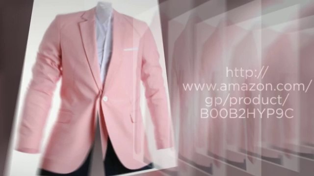 Best FLATSEVEN Mens Slim Fit Cotton Stylish Casual Blazer Jacket Deals