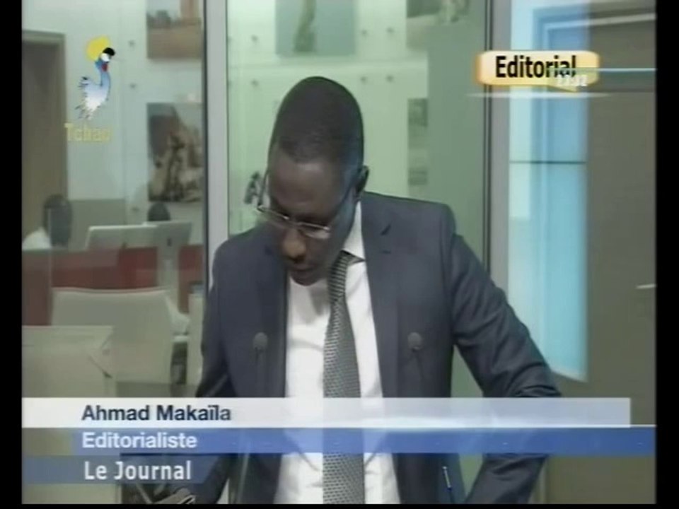 REGARDER : AHMAT MAKAILA L'ÉDITORIALISTE DE TV DEBY DU LUNDI 19 MAI 2014 SUR LA TOURNEE DE DEBY AU PAYS - SUR TOL