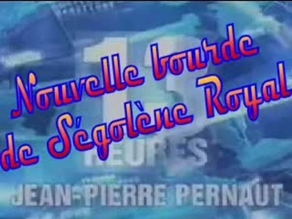 Nouvelle bourde de Ségolène Royal