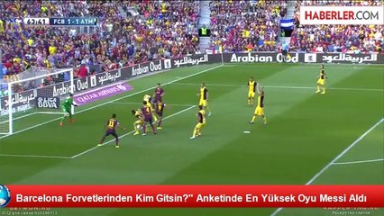 Barcelona Forvetlerinden Kim Gitsin?" Anketinde En Yüksek Oyu Messi Aldı
