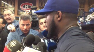 P.K. Subban after the Habs 3-1 loss to the Rangers in Game 2