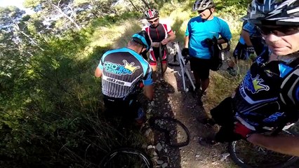 vtt var Cro'rois Team a fort de gavaresse