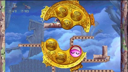 Rayman Origins - Désert des didgeridoos - Niveau 4 : Ballade nocturne