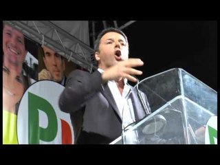 Napoli - Renzi in piazza Sanità - Interviste a De Luca e Picierno -live- (19.05.14)