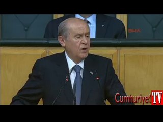 Bahçeli: Başbakan'ın fıtratında hortumlamak, tokat atmak vardır