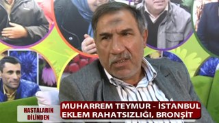 EKLEM,BRONŞİT HASTALIĞI VARDI ŞİFALI BİTKİLERİ KULLANDI