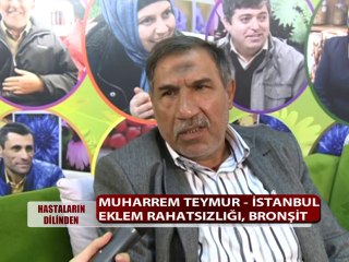 EKLEM,BRONŞİT HASTALIĞI VARDI ŞİFALI BİTKİLERİ KULLANDI