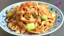 Cuisine Chinoise - Comment cuisiner des nouilles pelées sautées