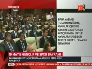 Başbakan Erdoğan'ın, 19 Mayıs Gençlik Ve Spor Bayramında Gençleri Kabulü
