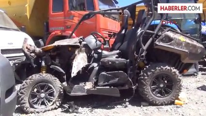 Alp Ali Şen'in Kaza Yaptığı Utv'nin Görüntüsü
