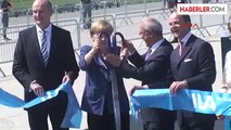 Bakan Elvan, Almanya Başbakanı Merkel ile Uluslararası Havacılık Fuarı Ila'nın Açılışını Yaptı