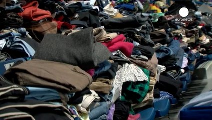 Flood victims take refuge in Belgrade stadium