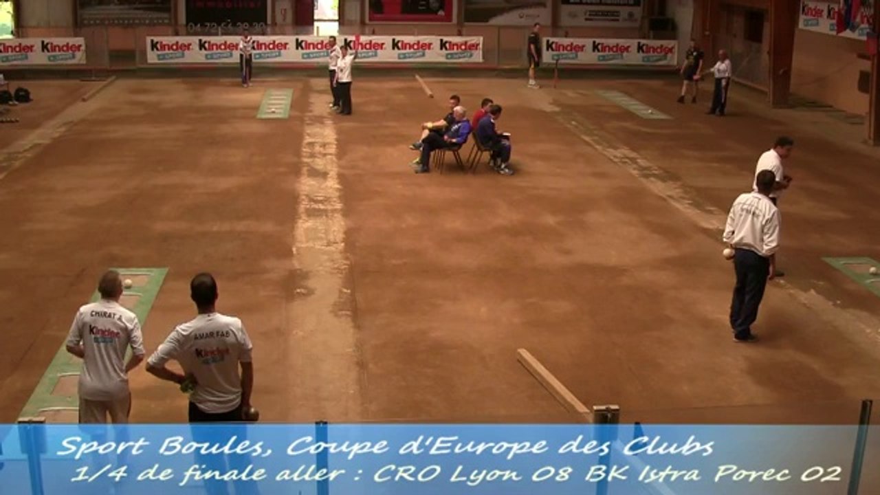 premier tir progressif, CRO Lyon contre Istra Porec, Quarts de finale aller, Coupe d'Europe 2014