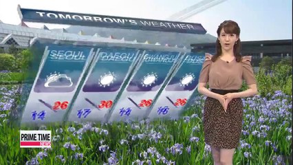 Nationwide early, summer conditions forecast for Wednesday