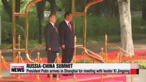 Russian Pres. Putin arrives in Shanghai for summit