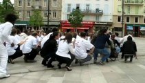 La flash-mob des étudiants infirmiers