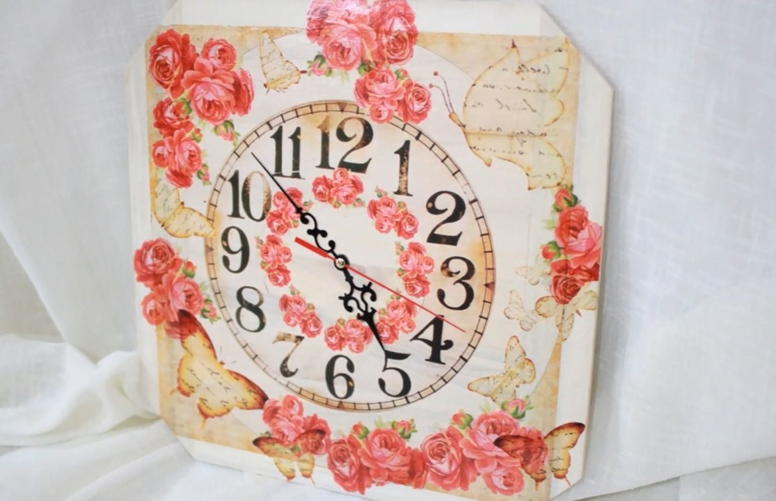 Dekoratif Duvar Saati Nasıl Yapılır ?