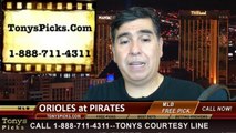 Pittsburgh Pirates vs. Baltimore Orioles Pick Prediction MLB Odds Preview 5-20-2014