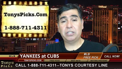 Chicago Cubs vs. New York Yankees Pick Prediction MLB Odds Preview 5-20-2014