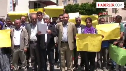 Viranşehir'de BDP'lilerden Barzani'ye Tepki